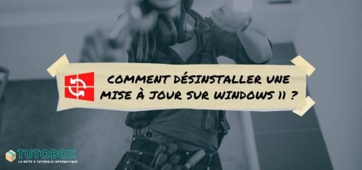 Windows 11 désinstaller mise à jour