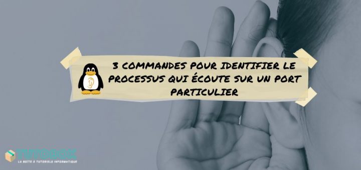 3 commandes pour identifier le processus qui écoute sur un port particulier