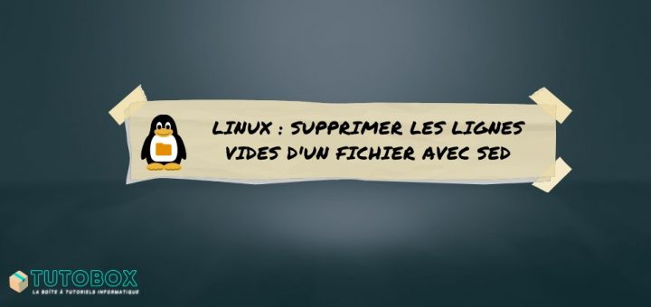 Linux - Borrar líneas vacías de un fichero