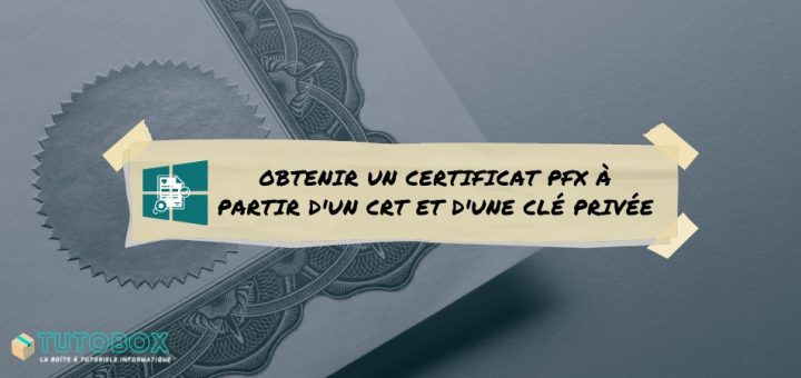 Windows - Certificado PFX con Certutil