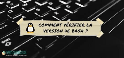 linux comment vérifier version de bash